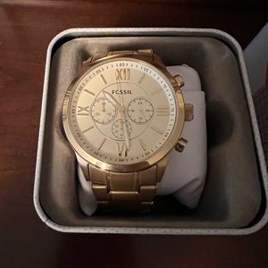 Large Head Fossil Watch